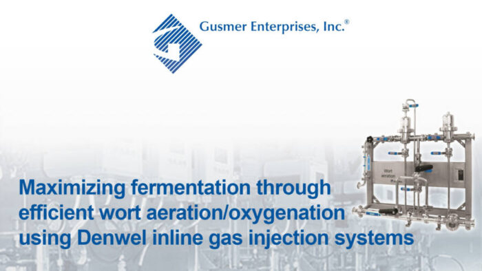 Maximizing Fermentation through efficient wort Aeration/Oxygenation
