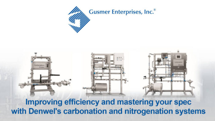 Improving efficiency and mastering your spec with Denwel’s carbonation and nitrogenation systems