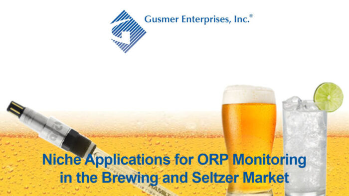 Niche Applications for ORP Monitoring in the Brewing & Seltzer Market