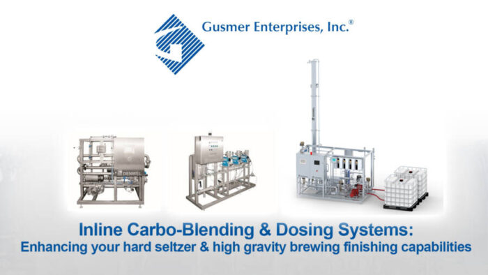 Inline Carbo-Blending & Dosing Systems: Enhancing your hard seltzer & high gravity brewing finishing capabilities