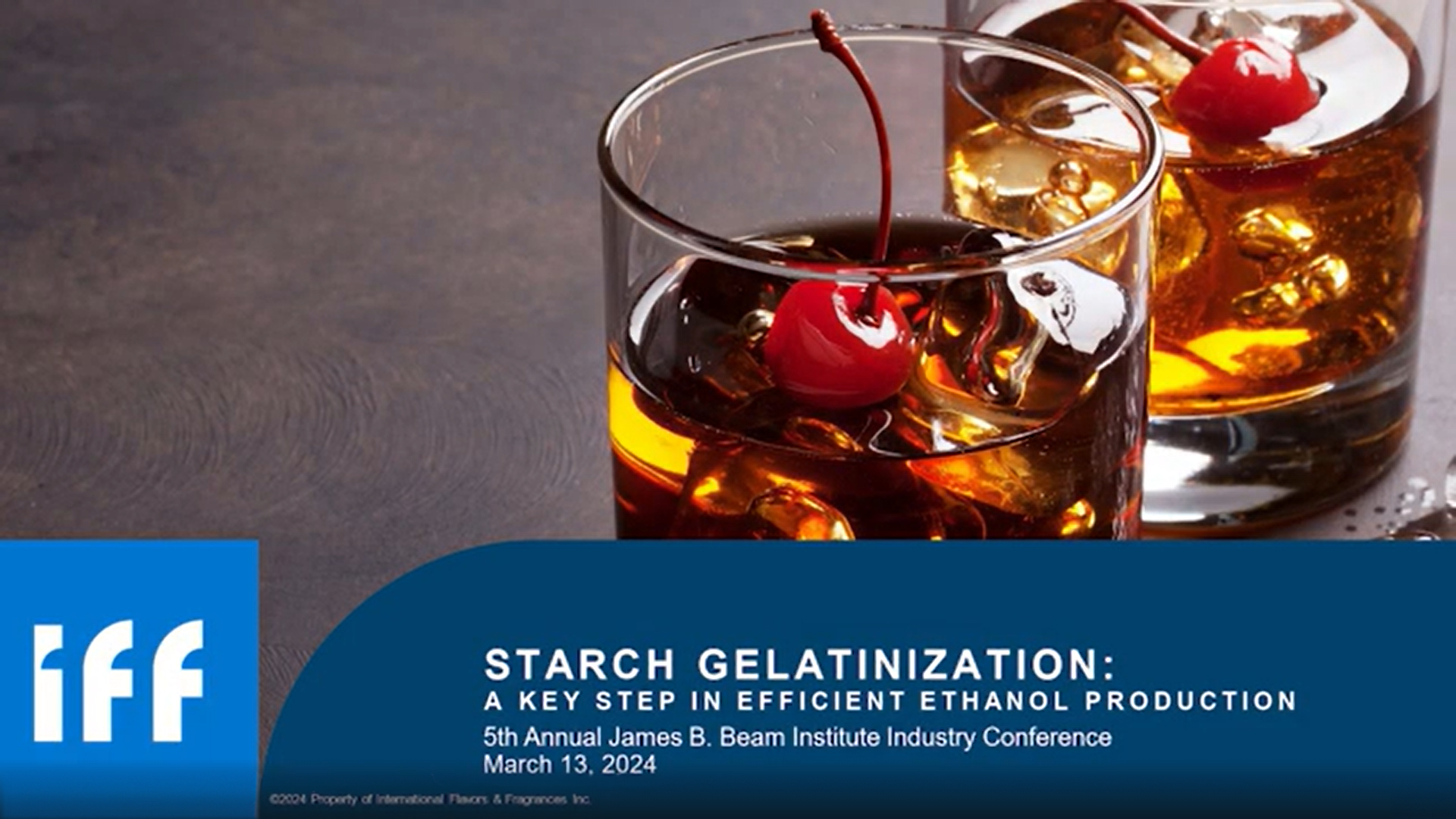 IFF James Beam Conference Video