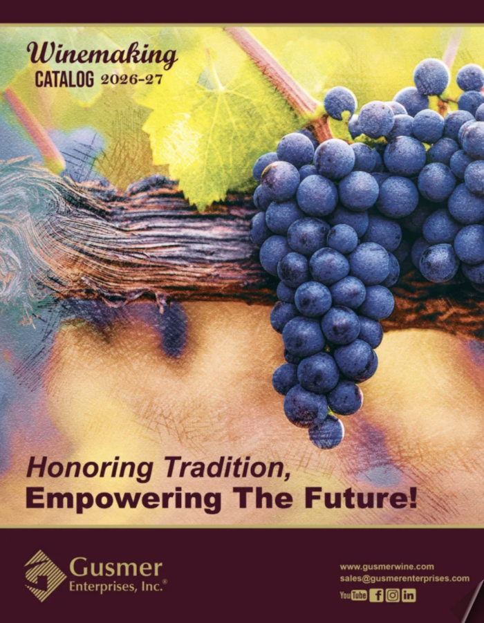 New 2026-27 Gusmer Wine Catalog