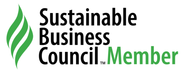 Membership badge with a green flame logo on the left and the word 'Member' in green on a black background